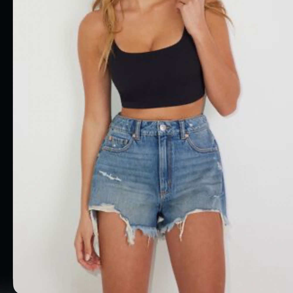 Garage denim cut off shorts size 7 (6-8)